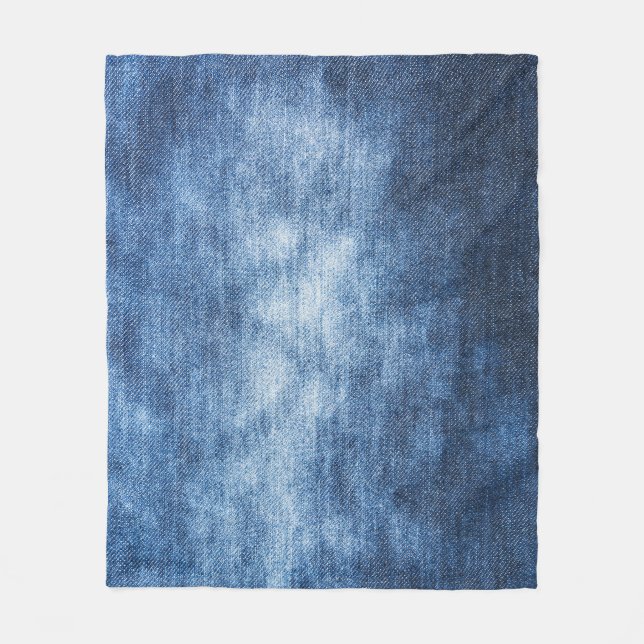 Cobertor De Velo tecido denim vestido, fundo texturizado. (Frente)