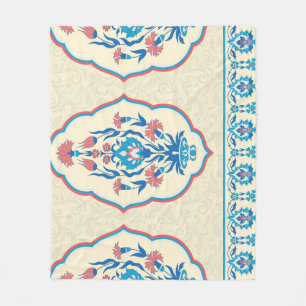 Cobertor De Velo Tecido Étnico Floral: Elegância Invisível