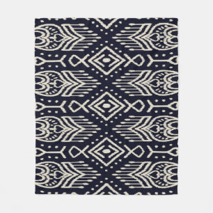 Cobertor De Velo Tecido Ikat bordado: Elegância Étnica.