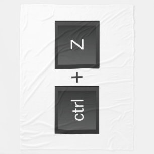 Cobertor De Velo Teclado preto Control-Z ctrl+Z "UNDO"