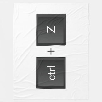 Cobertor De Velo Teclado preto Control-Z ctrl+Z "UNDO"