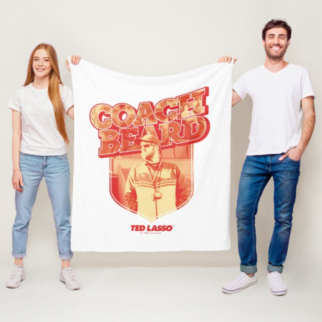 Cobertor De Velo Ted Lasso | Crachá de Barba de Treinador (In Situ)