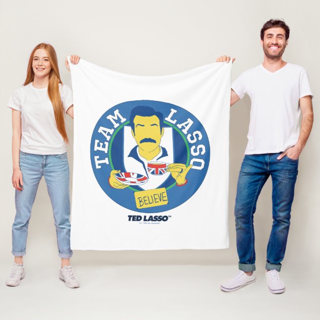 Cobertor De Velo Ted Lasso | Team Lasso Tea Iconic Avatar (In Situ)