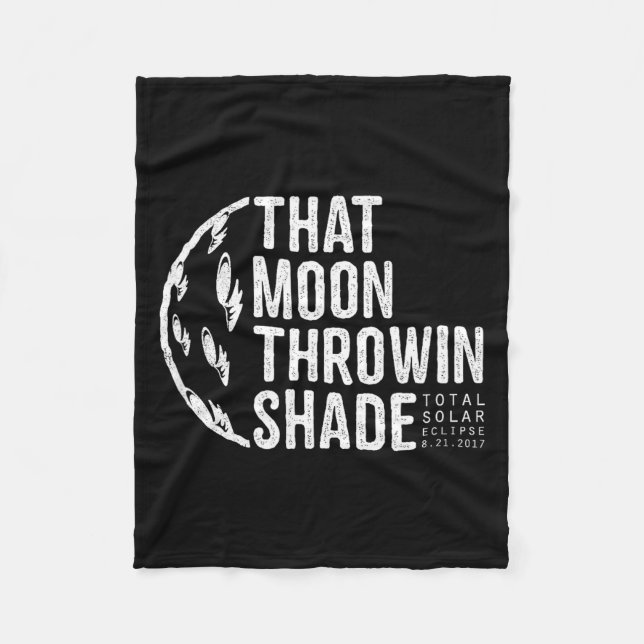 Cobertor De Velo Tee Total Solar Eclipse 2017 Moon (Frente)