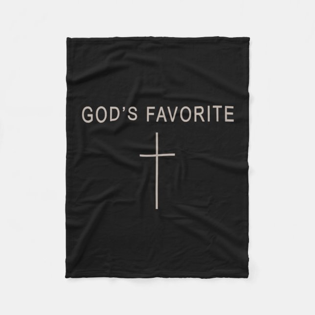 Cobertor De Velo Teen Girl God's Favorite Christian Minimalist Todd (Frente)
