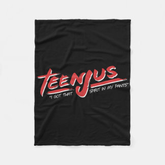 Cobertor De Velo Teenjus Eu Tenho Esse Espírito Nos Meus Pants 