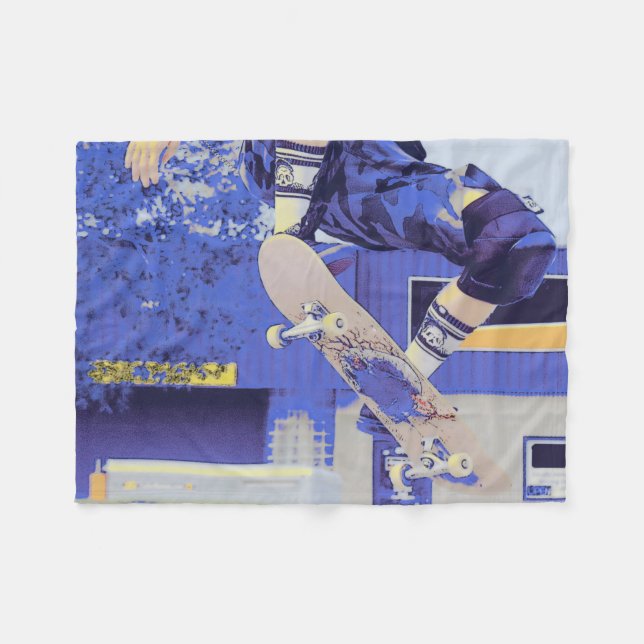 Cobertor De Velo Tempo de antena - Skateboarder (Frente (Horizontal))