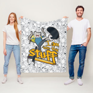 Cobertor De Velo Tempo de Aventura   Finn "I Am In This Stuff" (Est