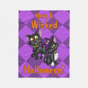 Cobertor De Velo Tenha um Dia das Bruxas Malvado!