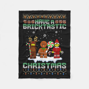 Cobertor De Velo Tenham Um Bricktasy De Natal, Bicks Feios