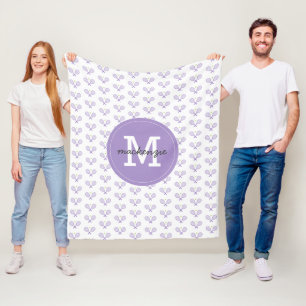 Cobertor De Velo Tênis de Nome Personalizado de Padrão de Tênis Per