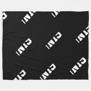 Cobertor De Velo TÊNIS Desenho Diagonal Tiled Esportivo Branco em P
