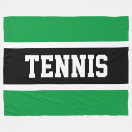 Cobertor De Velo TÊNIS Divertido Esportivo Verde Brilhante Bandeira