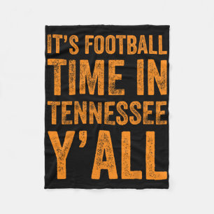 Cobertor De Velo Tennessee Futebol é hora de futebol no Tennessee