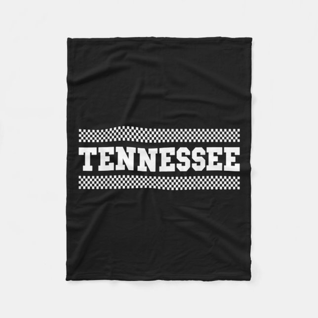 Cobertor De Velo Tennessee Shirts. Tn Us College Font For Men Women (Frente)