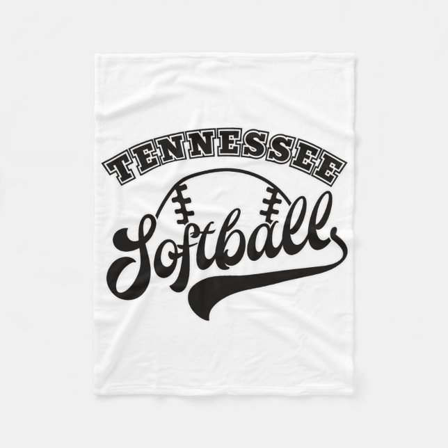Cobertor De Velo Tennessee Softll - Fã de Softll  (Frente)