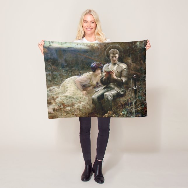 Cobertor De Velo Tentação de Sir Percival (Cavaleiro Medieval) (In Situ)