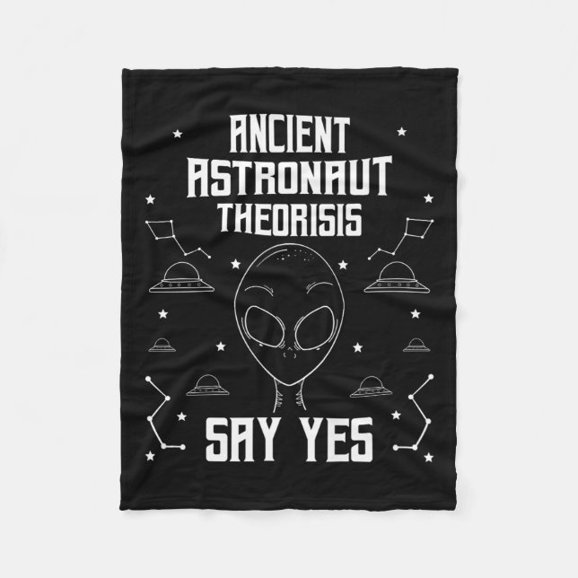 Cobertor De Velo Teóricos Astronautas Antigos Dizem Sim Extrator En (Frente)