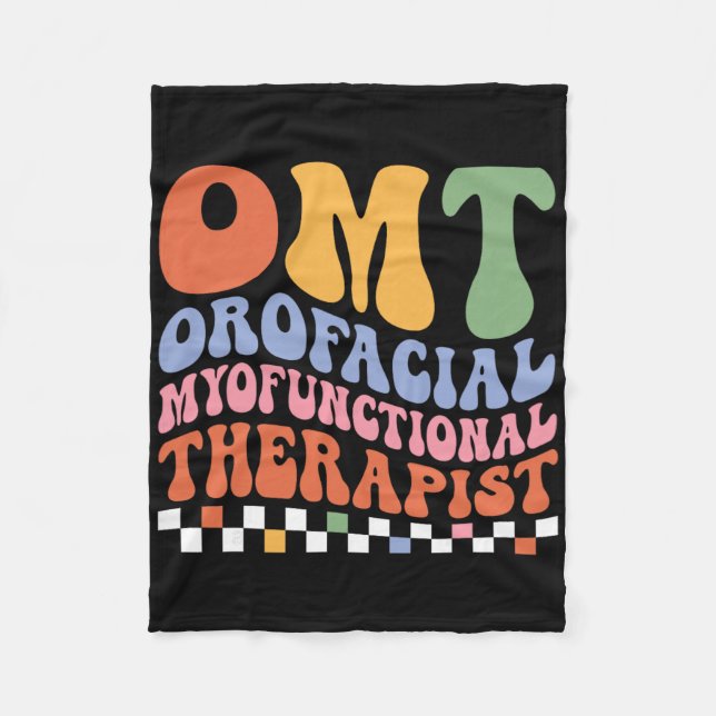 Cobertor De Velo Terapeuta Miofuncional Orofacial Omt Retro Mental (Frente)