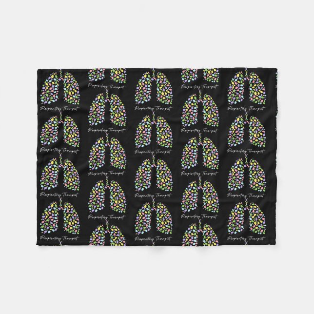 Cobertor De Velo Terapêutica Respiratória Engraçada Terapêutica Pul (Frente (Horizontal))