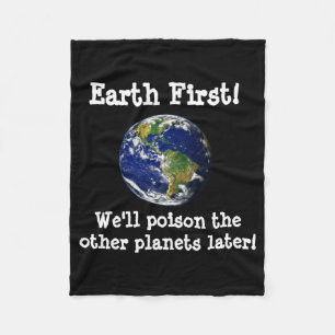 Cobertor De Velo Terra Primeiro Bem Envenenar Os Outros Planetas De