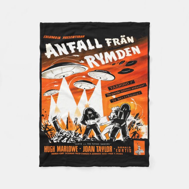 Cobertor De Velo Terra vs. Os Sauceres Voadores (Frente)