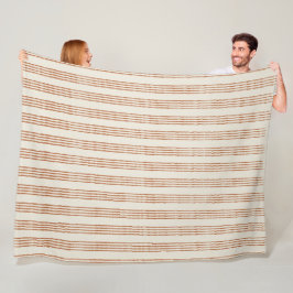 Cobertor De Velo Terracotta Cream Moderna Greve Minimalista Boho