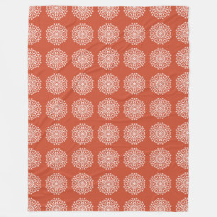 Cobertor De Velo Terracotta Mandala