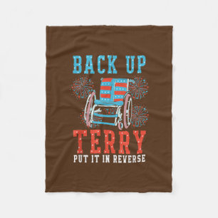 Cobertor De Velo Terry Faça Backup Coloque Em Ré 4 de Julho Bandeir