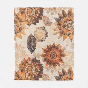 Cobertor De Velo Terthy Autumn Mandala