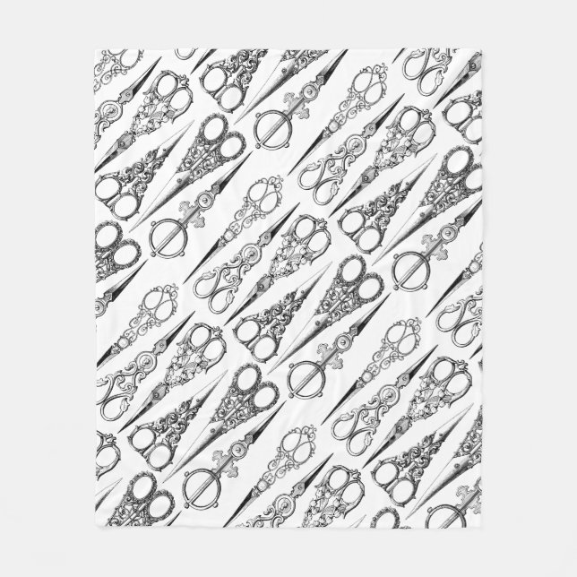 Cobertor De Velo Tesoura-de-costura vitoriana elegante (Frente)