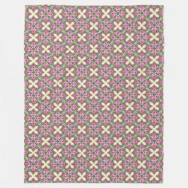 Cobertor De Velo Tesouro de Lavanda | Medalhão Floral Gracioso