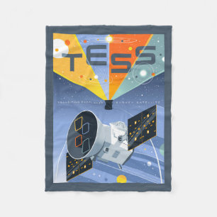 Cobertor De Velo Tess Space Telescope Poster.