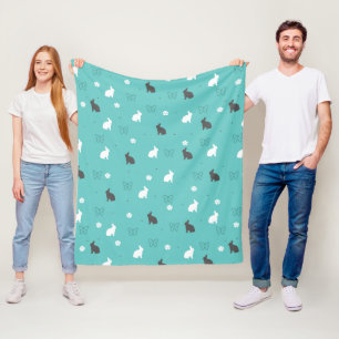 Cobertor De Velo teste padrão bonito da flor e de borboleta do