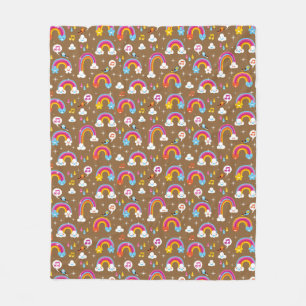 Cobertor De Velo teste padrão bonito dos arcos-íris