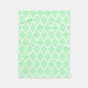 Cobertor De Velo Teste padrão branco #4 de Quatrefoil do marroquin