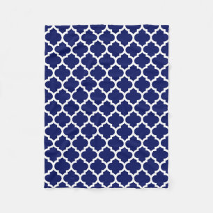Cobertor De Velo Teste padrão branco #5 de Quatrefoil do marroquin