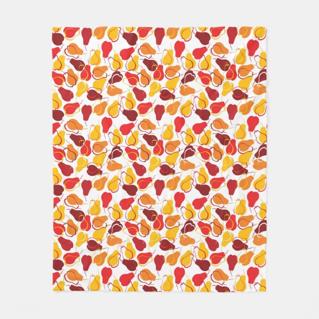 Cobertor De Velo Teste padrão com peras (Frente)