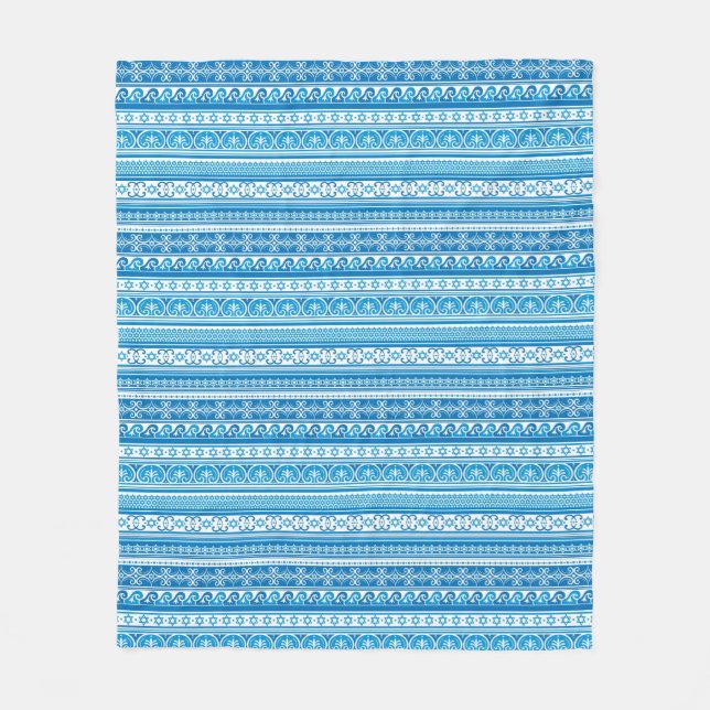 Cobertor De Velo Teste padrão de estrela de David (Frente)