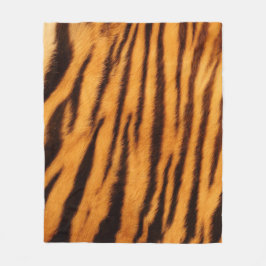 Cobertor De Velo Teste padrão do impressão da pele da pele do tigre