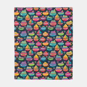 Cobertor De Velo Teste padrão do transporte do oceano