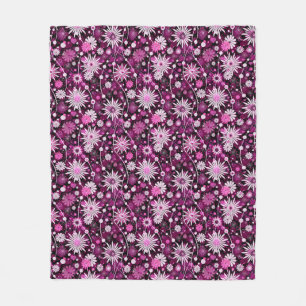 Cobertor De Velo Teste padrão floral dos namorados