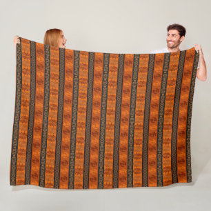 Cobertor De Velo teste padrão tribal africano étnico. Adinkra
