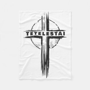 Cobertor De Velo Tetelestai – Cruz Páscoa Pobre Jesus Cristo Fé