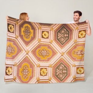 Cobertor De Velo Teto Amarelo-Rosa Húngaro