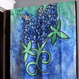 Cobertor De Velo Texas Bluebonnets