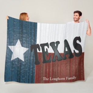 Cobertor De Velo Texas Flag Design