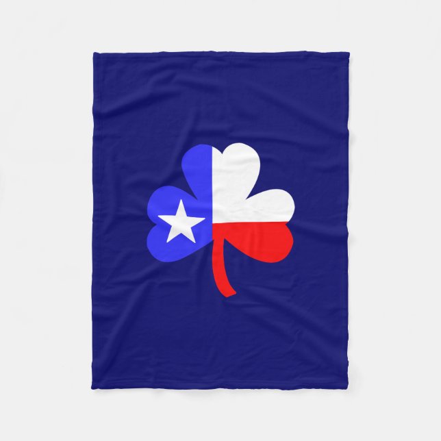 Cobertor De Velo Texas Shamrock (Frente)