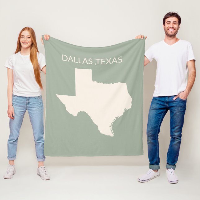 Cobertor De Velo Texas State Map Home Decor  Sherpa Blanket (In Situ)