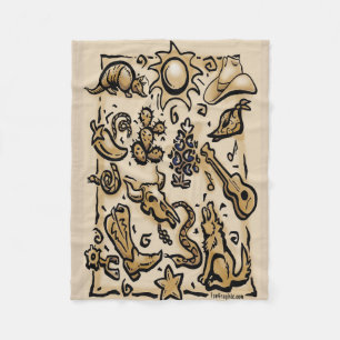 Cobertor De Velo Texas Thangs